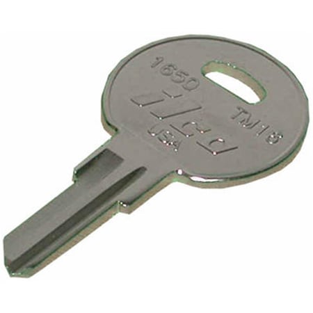TM16 Trimark Lock Key- Nickel Plated Brass, 10PK